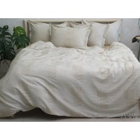 Комплект постельного белья Tag Tekstil премиум серия сатин мерсеризованный 100% хлопок реактивное окрашивание King Size (PT-012)