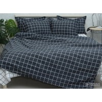 Комплект постельного белья Tag Tekstil с компаньоном ранфорс люкс 100% хлопок King Size (R-T9266)