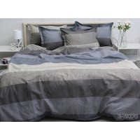 Комплект постельного белья Tag Tekstil с компаньоном ранфорс люкс 100% хлопок 1.5 сп. (R-T9270)