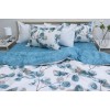 Комплект постельного белья Tag Tekstil с компаньоном ранфорс люкс 100% хлопок семейный (R-T9269)