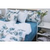 Комплект постельного белья Tag Tekstil с компаньоном ранфорс люкс 100% хлопок семейный (R-T9269)