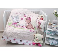 Детский комплект в кроватку Tag Tekstil 100% хлопок Best frends beige