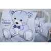 Детский комплект в кроватку Tag Tekstil 100% хлопок Teddy white Детский комплект в кроватку Tag Tekstil 100% хлопок Teddy white
