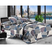 Комплект постельного белья Tag Tekstil поликоттон евро BR-90