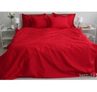 Комплект постельного белья Tag Tekstil премиум серия Multistripe страйп сатин 100% хлопок King Size (MST-14)