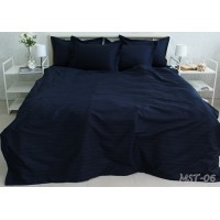 Комплект постельного белья Tag Tekstil премиум серия Multistripe страйп сатин 100% хлопок евро (MST-06)