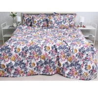 Комплект постельного белья Tag Tekstil премиум серия Ranforce Gofre 100% хлопок 1.5 сп. (RG-09)