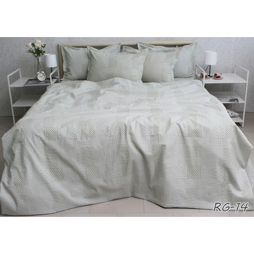 Комплект постельного белья Tag Tekstil премиум серия Ranforce Gofre 100% хлопок 1.5 сп. (RG-14)