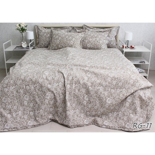 Комплект постельного белья Tag Tekstil премиум серия Ranforce Gofre 100% хлопок 2 сп. (RG-11)