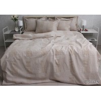 Комплект постельного белья Tag Tekstil премиум серия Ranforce Gofre 100% хлопок King Size (RG-05)