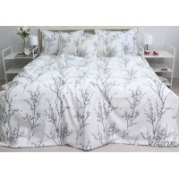Комплект постельного белья Tag Tekstil премиум серия Ranforce Gofre 100% хлопок King Size (RG-08)