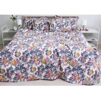 Комплект постельного белья Tag Tekstil премиум серия Ranforce Gofre 100% хлопок King Size (RG-09)