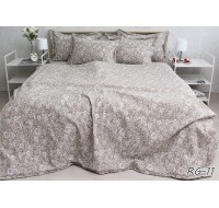 Комплект постельного белья Tag Tekstil премиум серия Ranforce Gofre 100% хлопок King Size (RG-11)