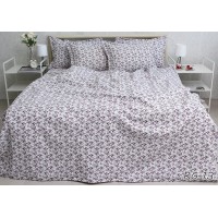 Комплект постельного белья Tag Tekstil премиум серия Ranforce Gofre 100% хлопок King Size (RG-13)