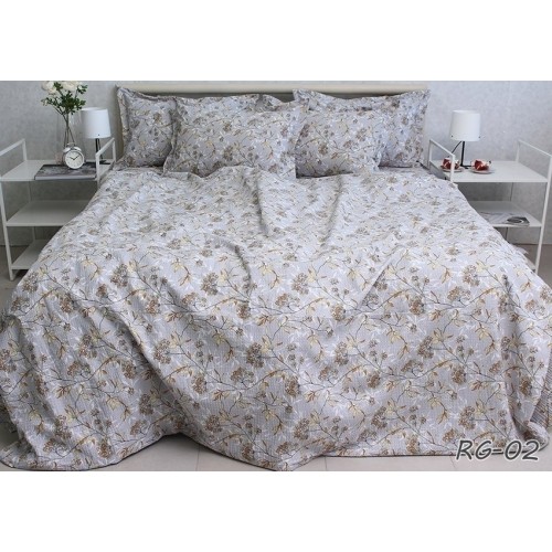 Комплект постельного белья Tag Tekstil премиум серия Ranforce Gofre 100% хлопок семейный (RG-02)