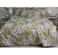 Комплект постельного белья Tag Tekstil премиум серия с компаньоном хлопок реактивное окрашивание евро (PT-R29)