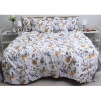 Комплект постельного белья Tag Tekstil премиум серия с компаньоном хлопок реактивное окрашивание семейный (PT-R09)