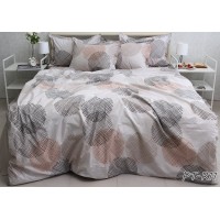 Комплект постельного белья Tag Tekstil премиум серия с компаньоном хлопок реактивное окрашивание семейный (PT-R11)