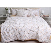 Комплект постельного белья Tag Tekstil премиум серия с компаньоном хлопок реактивное окрашивание семейный (PT-R14)