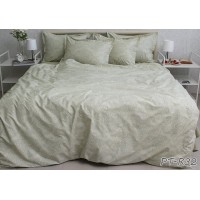 Комплект постельного белья Tag Tekstil премиум серия с компаньоном хлопок реактивное окрашивание семейный (PT-R32)