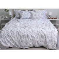 Комплект постельного белья Tag Tekstil премиум серия с компаньоном хлопок реактивное окрашивание семейный (PT-R33)