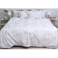 Комплект постельного белья Tag Tekstil премиум серия с компаньоном хлопок реактивное окрашивание King Size (PT-R31)