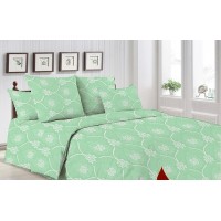 Комплект постельного белья  Tag Tekstil Евро R7005 green