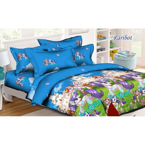 Детский комплект постельного белья Tag Tekstil 1,5-спальный  160х215 см Рарибот
