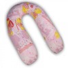 Подушка для беременных ТМ TAG ткань 100% хлопок 200 см съемный чехол розовая