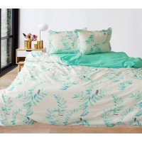 Комплект постельного белья Tag Tekstil хлопок на молнии King Size G6785/4
