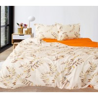 Комплект постельного белья Tag Tekstil хлопок на молнии евро G6785/6