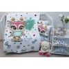 Детский комплект в кроватку Tag Tekstil 100% хлопок Little owl