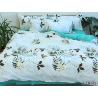 Комплект постельного белья Tag Tekstil с компаньоном хлопок ренфорс семейный R-T9143