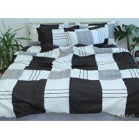 Комплект постельного белья Tag Tekstil с компаньоном хлопок ренфорс 1.5 сп. R-T9145