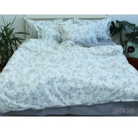 Комплект постельного белья Tag Tekstil с компаньоном хлопок ренфорс 2 сп. R-T9148