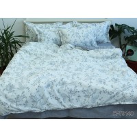 Комплект постельного белья Tag Tekstil с компаньоном хлопок ренфорс 1.5 сп. R-T9148