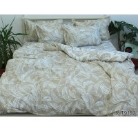 Комплект постельного белья Tag Tekstil с компаньоном хлопок ренфорс евро R-T9152