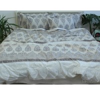 Комплект постельного белья Tag Tekstil с компаньоном хлопок ранфорс люкс King Size R-T9192