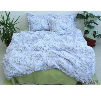 Комплект постельного белья Tag Tekstil с компаньоном хлопок ранфорс люкс евро R-T9251