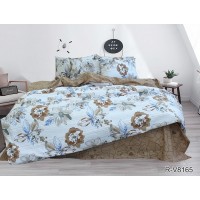 Комплект постельного белья с компаньоном  Tag Tekstil ранфорс 100% хлопок 1.5 спальный R-V8165