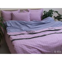 Комплект постельного белья Tag Tekstil Евро Сатин 100% хлопок с компаньоном S464