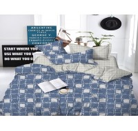 Комплект постельного белья Tag Tekstil 2-х спальный с компаньоном S322