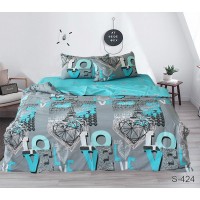 Комплект постельного белья с компаньоном Tag Tekstil  -  евро S424