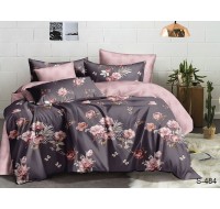 Комплект постельного белья Tag Tekstil с компаньоном сатин люкс 100% хлопок семейный (S484)