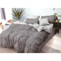 Комплект постельного белья Tag Tekstil с компаньоном сатин 100% хлопок семейный S485