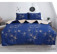 Комплект постельного белья с компаньоном Tag Tekstil сатин люкс 100% хлопок King Size S493