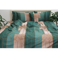 Комплект постельного белья Tag Tekstil сатин люкс 100% хлопок 1.5 сп. (S528a)