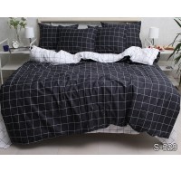 Комплект постельного белья Tag Tekstil с компаньоном сатин люкс 100% хлопок евро (S529)