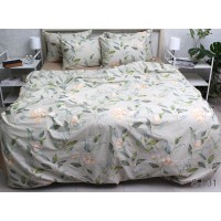Комплект постельного белья Tag Tekstil с компаньоном сатин люкс 100% хлопок семейный (S531)