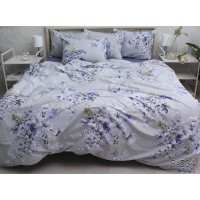 Комплект постельного белья Tag Tekstil с компаньоном сатин люкс 100% хлопок King Size (S534)